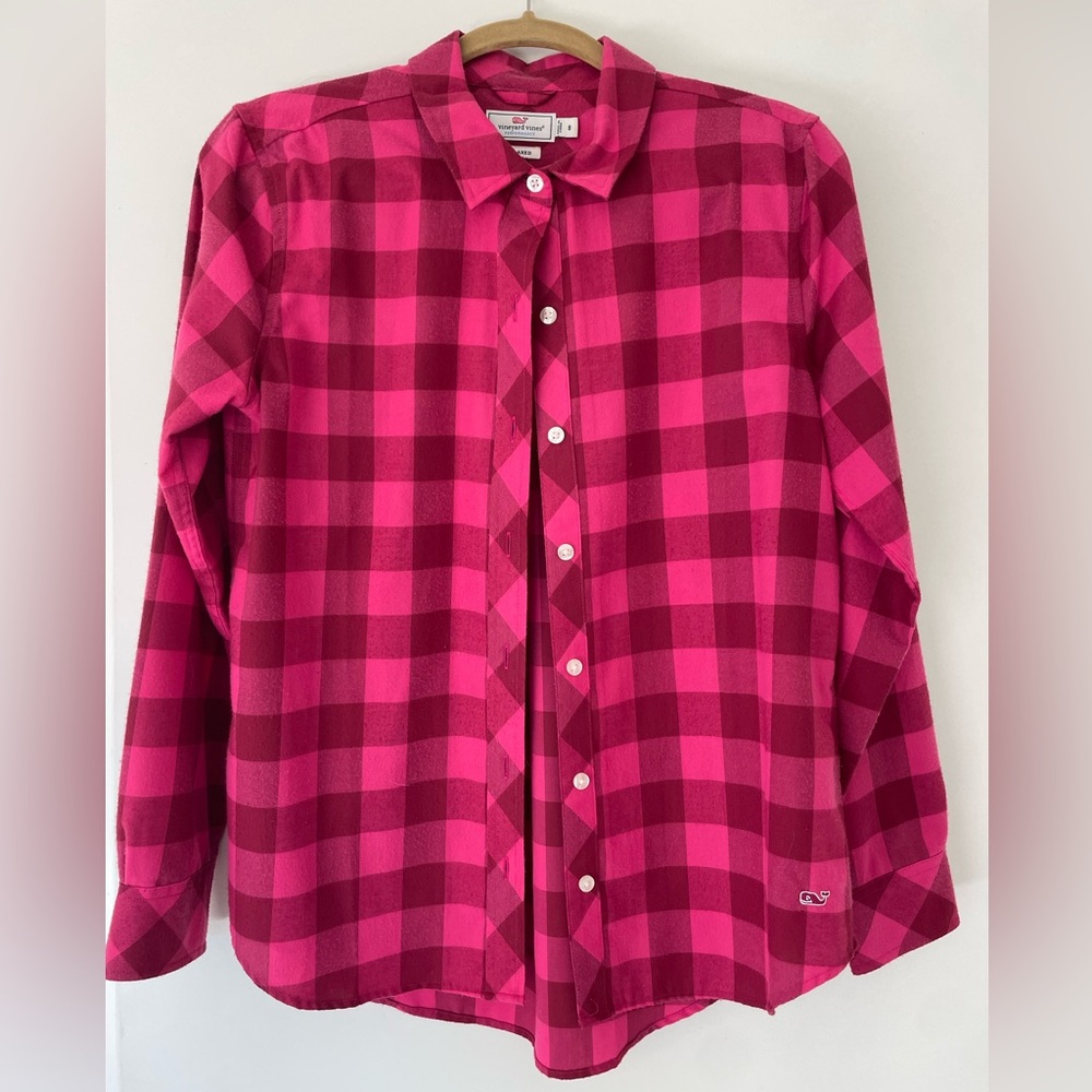 Vineyard Vines plaid button down